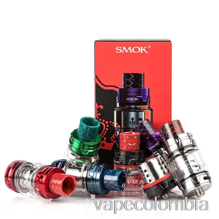 Vape Desechable Smok Tfv12 Prince Tanque Sub-ohm Negro Con Spray Rojo
